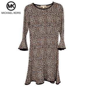 Michael Kors leopard Cheetah dress XS
